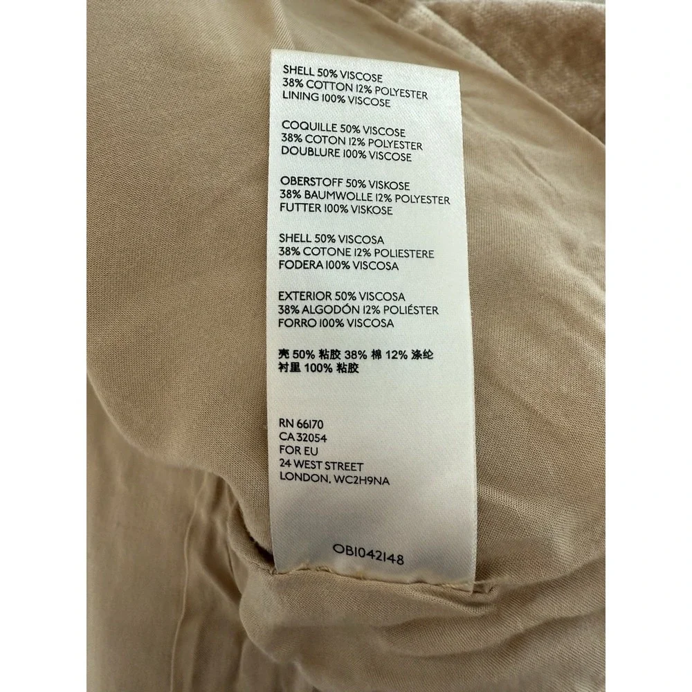Free People Dust To Dust Crushed Velvet Tan Mini Skirt Festival size 2 - Picture 10 of 12
